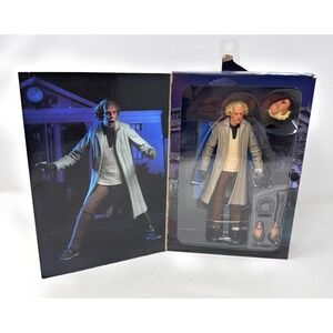 NECA Doc Brown Ultimate Figure Back to the Future 35th Anniversary New